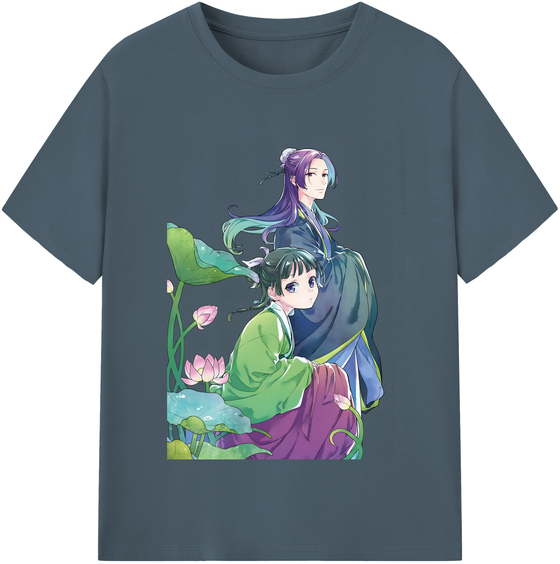 （画像用） 薬屋のひとりごと The Apothecary Diaries 綿100％半袖Tシャツ（フロントプリント）